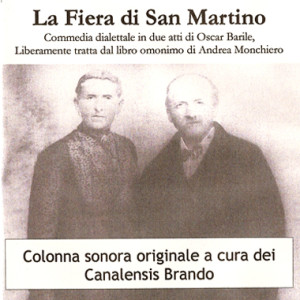 La copertina del cd, colonna sonora originale dello spettacolo teatrale del gruppo di musica e danza tradizionale "Canalensis Brando" di Canale.